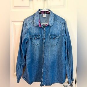 🦌 Legendary White Tail Denim Long Sleeve T-Shirt🦌